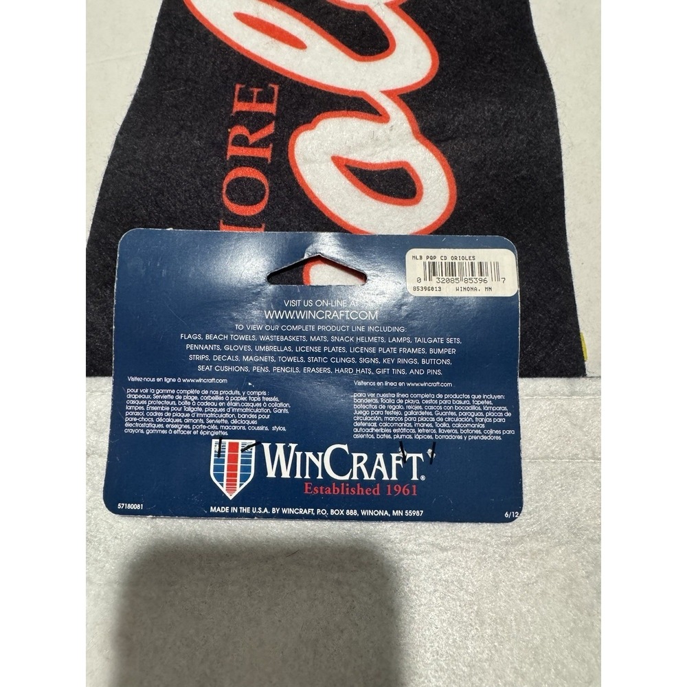 WinCraft‎ Brand MLB Baltimore Orioles Pennant Flag, NWT #T144 - Picture 6 of 6